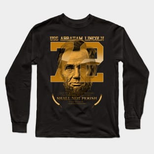 USS Abraham Lincoln CVN-72 Aircraft Carrier Long Sleeve T-Shirt